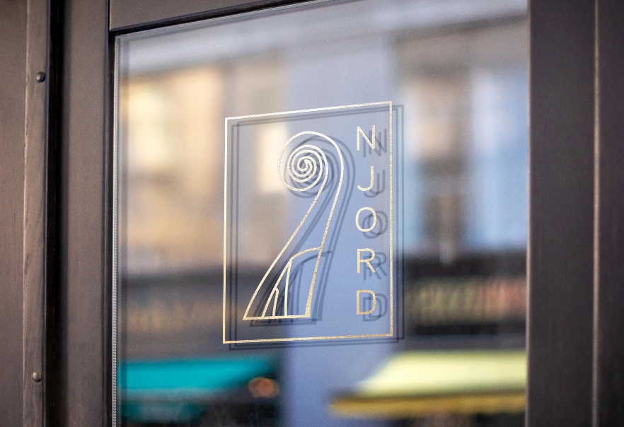 njord restaurant sign